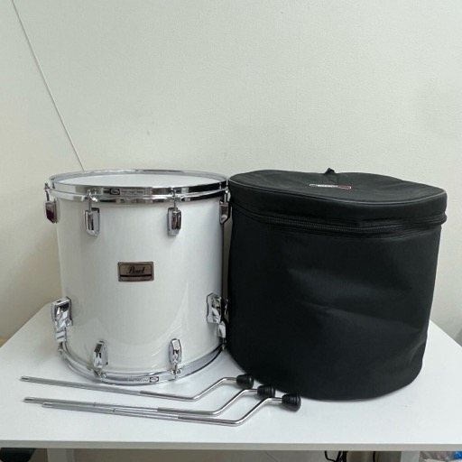 Pearl MAPLE SHELL フロアタム ドラム ケース付き